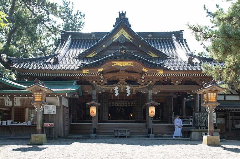 ［安宅住吉神社］安宅の関に鎮座する安宅住吉神社。