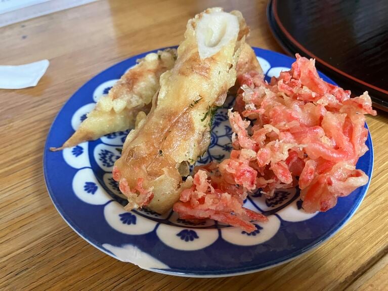 美しい姿の天ぷら