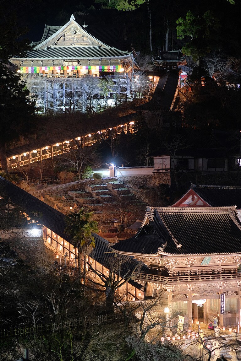 【奈良県】長谷寺の観音萬燈会。