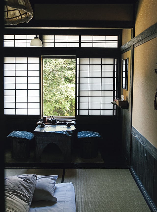 2階にはひとりにお誂えの部屋も。（壁湯天然洞窟温泉 旅館 福元屋　大分）