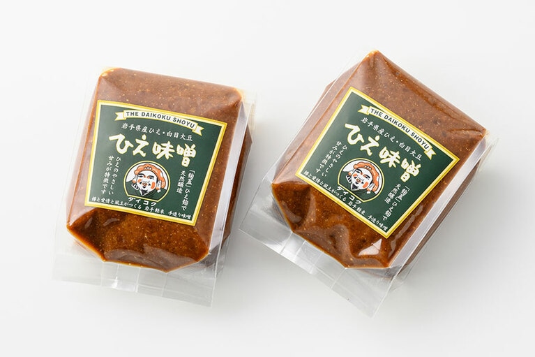 大黒醤油「ひえ味噌」各400g 1,101円／岩手県