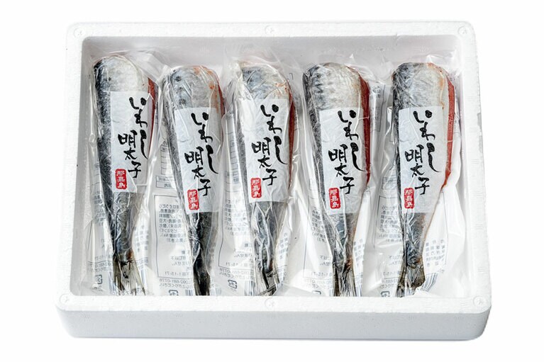 いわし明太子 1尾 400円／中島商店