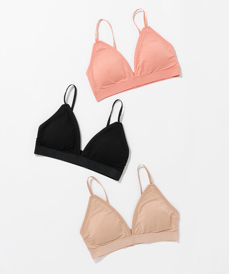 吸水ブラレット 各6,980円／リネ