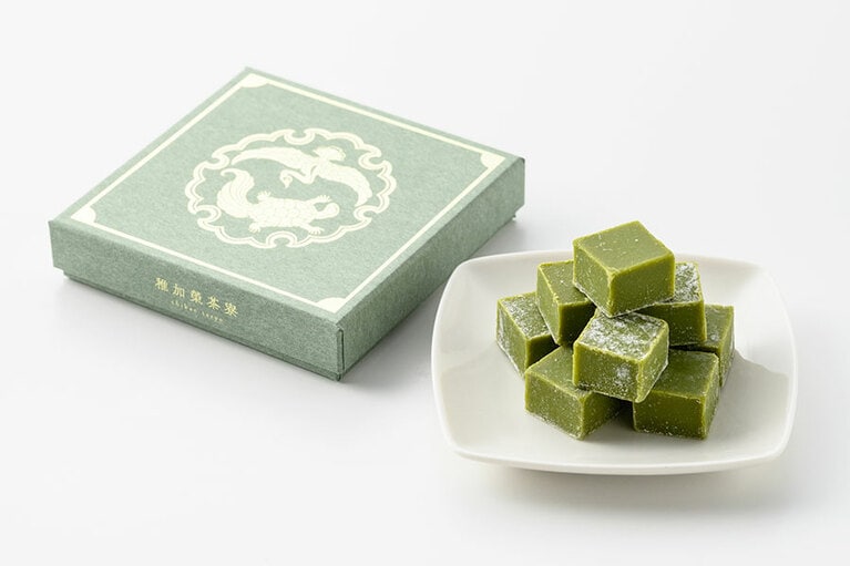 煎茶生チョコレート 55g 1,296円／稚加榮茶寮
