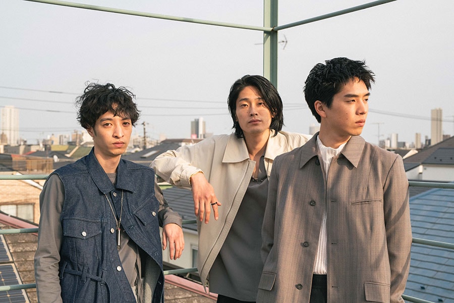 映画『若武者』に出演した清水尚弥（29）、髙橋里恩（26）、坂東龍汰（26）。