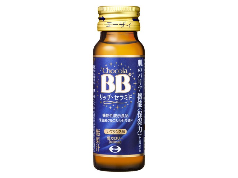 エーザイ「チョコラBB リッチ・セラミド」50mL 298円。