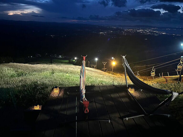 大山ますみず高原リフト オータムナイト。