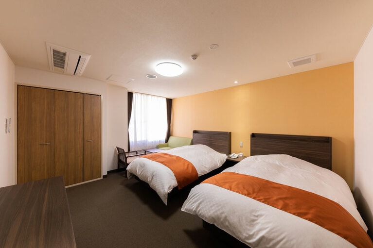 国民宿舎さんべ荘［島根／三瓶温泉］本館Bタイプ 洋室。