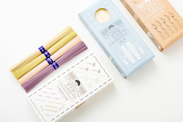 三輪素麺3種小箱詰合せセット 3種類 1,200g 3,000円／奈良県三輪素麺工業協同組合