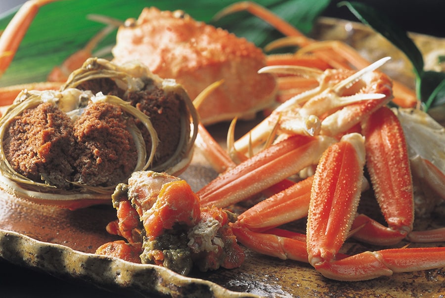 蟹料理。©石川県観光連盟