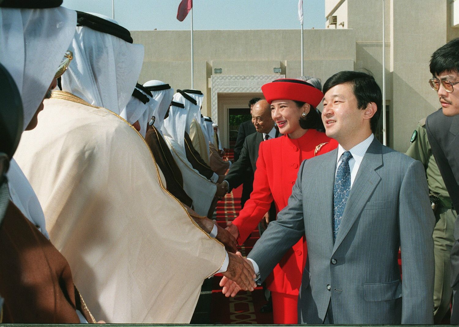 1994年11月、カタールを訪問された