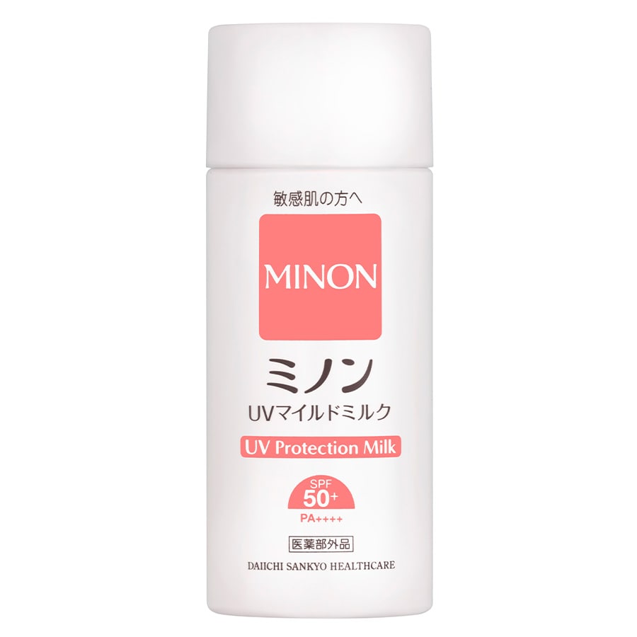 ミノンUVマイルドミルク SPF50+・PA++++(医薬部外品) 80mL 1,870円(編集部調べ)/第一三共ヘルスケア