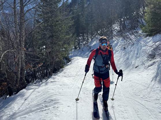 フランスでアクティビティを楽しむミレー氏。（本人提供）