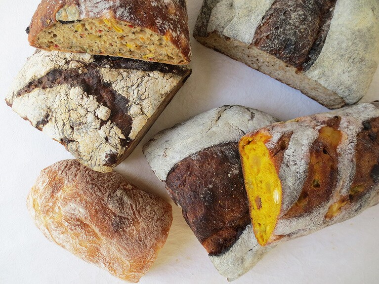 なかむらさんが作る表情豊かなパン色々。