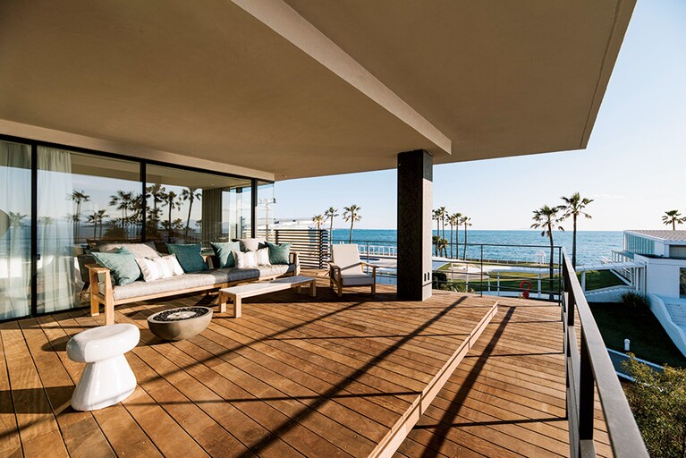 ラグジュアリー＆ナチュラルなザ マリブ スイートは滞在型ウエディングにおすすめ。