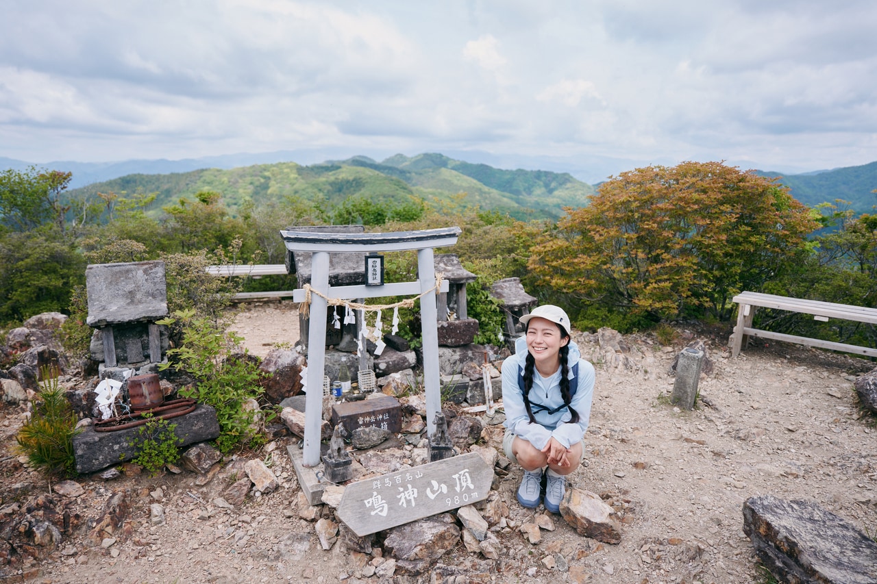 山頂での達成感に満ちた一枚！