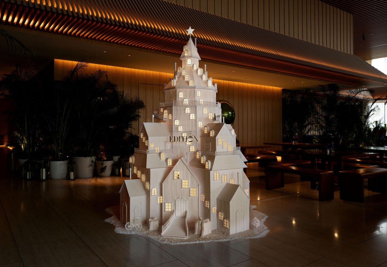 東京エディション虎ノ門のツリー。