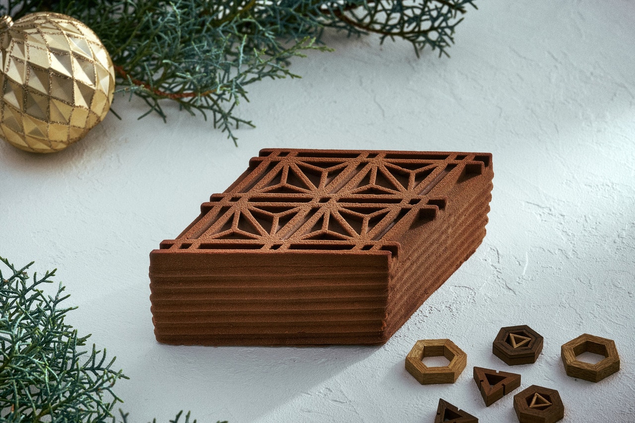 新作「ブッシュ ド ノエル」7,500円。20cm×11cm×高さ6cm。