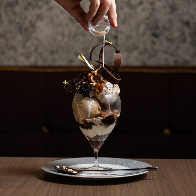 ソースは温かい。