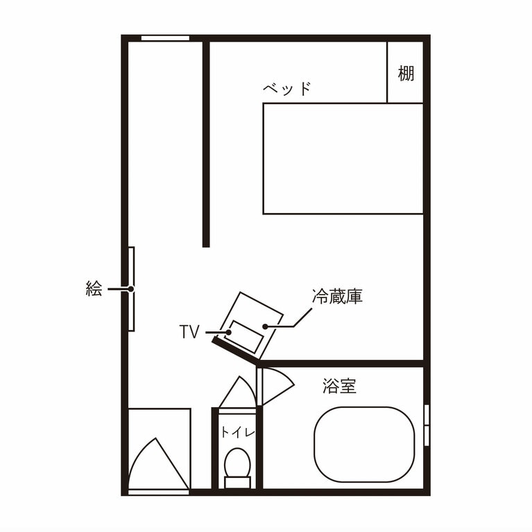 本書には間取りも掲載されていてわかりやすい。