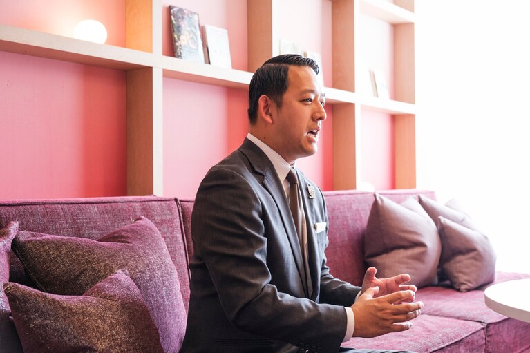 じつは相当なワインラバーらしい髙橋支配人。饒舌です。