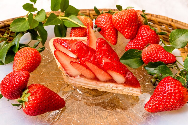 「静岡県産 “きらぴ香”のタルト」piece1,404円／whole(27cm)11,232円。