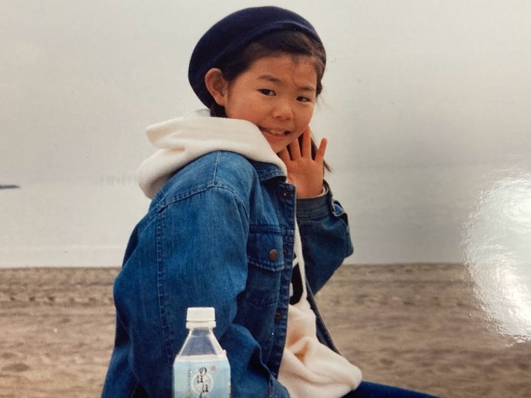 子役時代のスナップ。断捨離中に発掘されたものです。