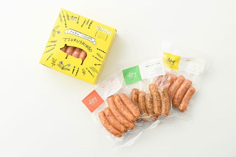 手づくりハム工房 つくしんぼ「つくしんぼおためしセット」(130g) 各1,500円(税込)／鳥取県