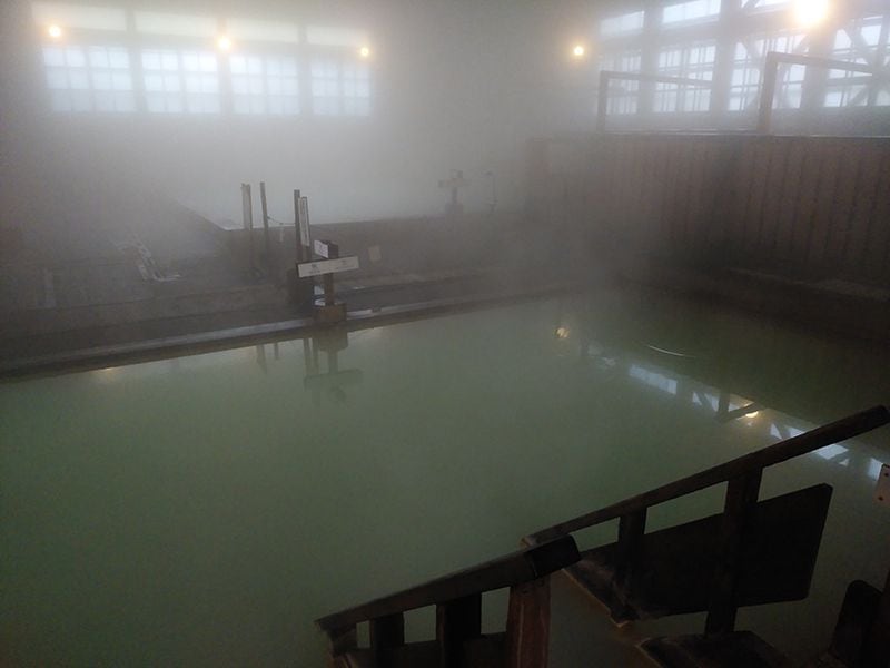 酸ヶ湯温泉（青森県）。