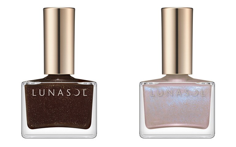 ネイルポリッシュ 各2,200円。左から：EX17、EX18。発売日：11月19日(金)