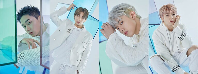 左から同学年組のZERO、LEO、KAIRIと、マンネ(末っ子)のKIO。