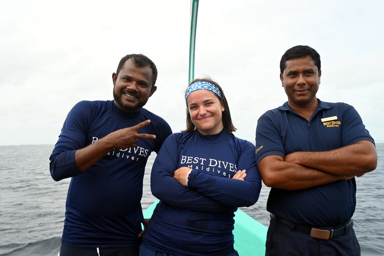 ベスト・ダイブズの頼りになるスタッフ陣。