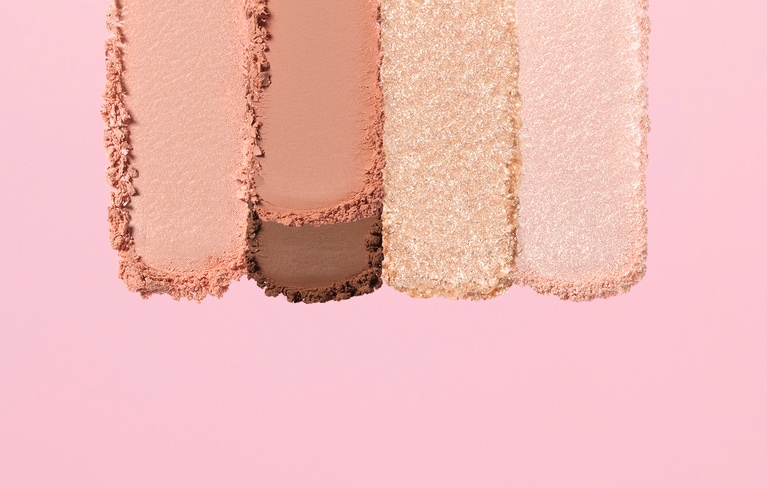 マルチイージーパレット 02 トワイライトピーチ色見本。