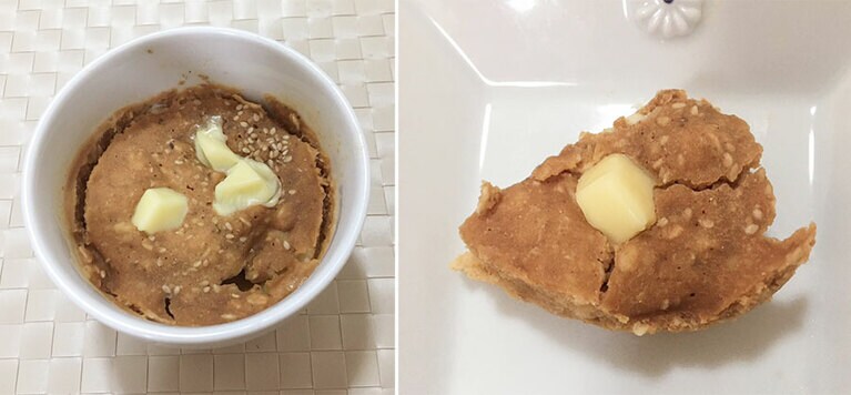 具材はごまとチーズです。