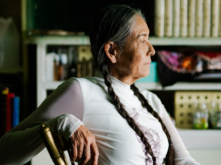 浅野順子さん。 ©平松市聖／文藝春秋