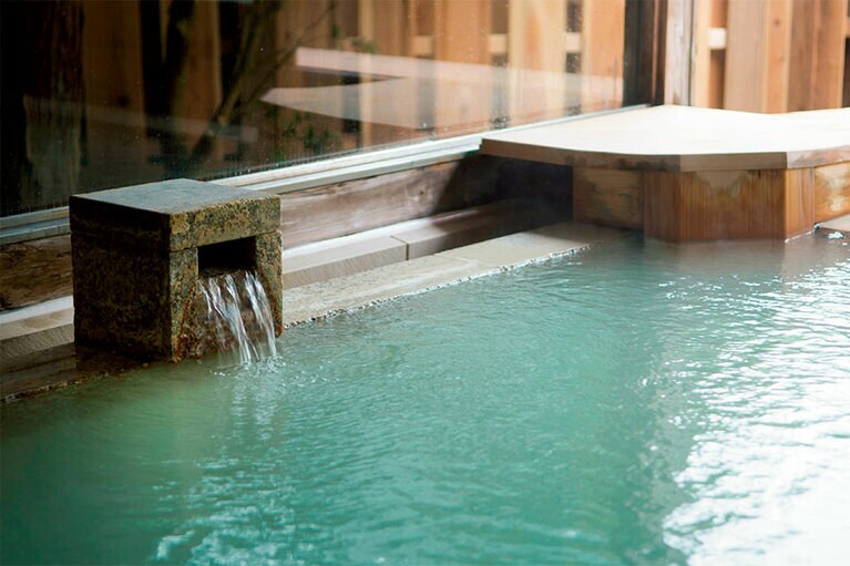 美肌効果も期待できる温泉。／箱根リトリート före［神奈川・仙石原］