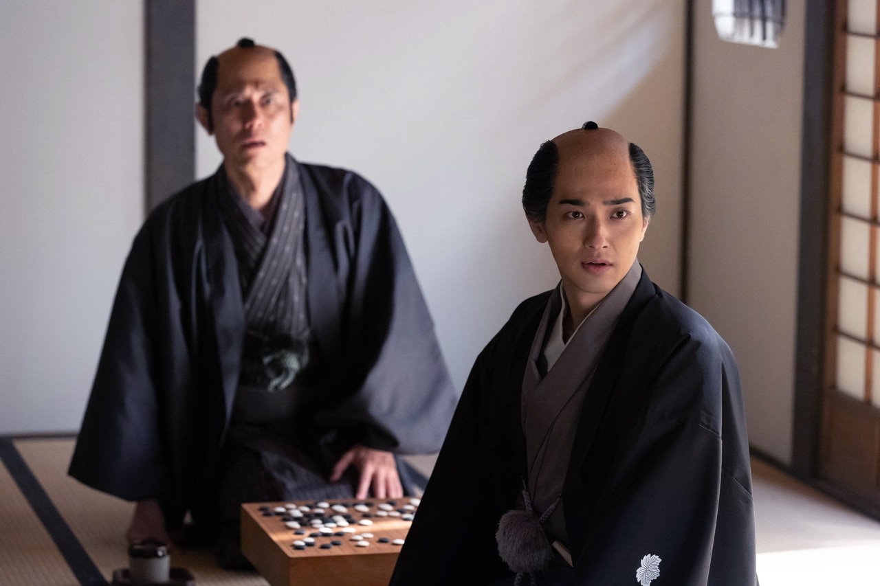 大河ドラマ『べらぼう～蔦重栄華乃夢噺～』第47回「饅頭こわい」の場面カット。（C）NHK