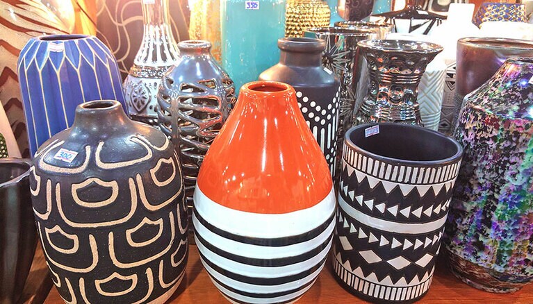 エキゾチックな模様はタイならでは。