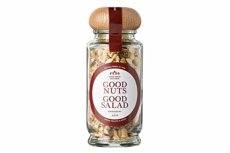 シオ 鳥羽シェフ監修グッドナッツ グッドサラダ 45g 648円／小島屋