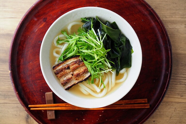 明石のめぐみのっけうどん。