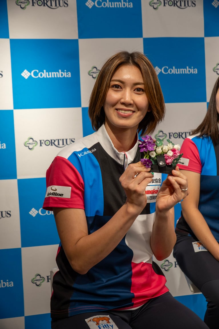 東京・原宿の旗艦店COLUMBIA TOKYO FLAGSHIPで開かれたイベントの様子。