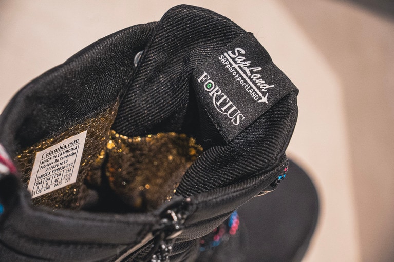 東京・原宿の旗艦店COLUMBIA TOKYO FLAGSHIPで開かれたイベントの様子。