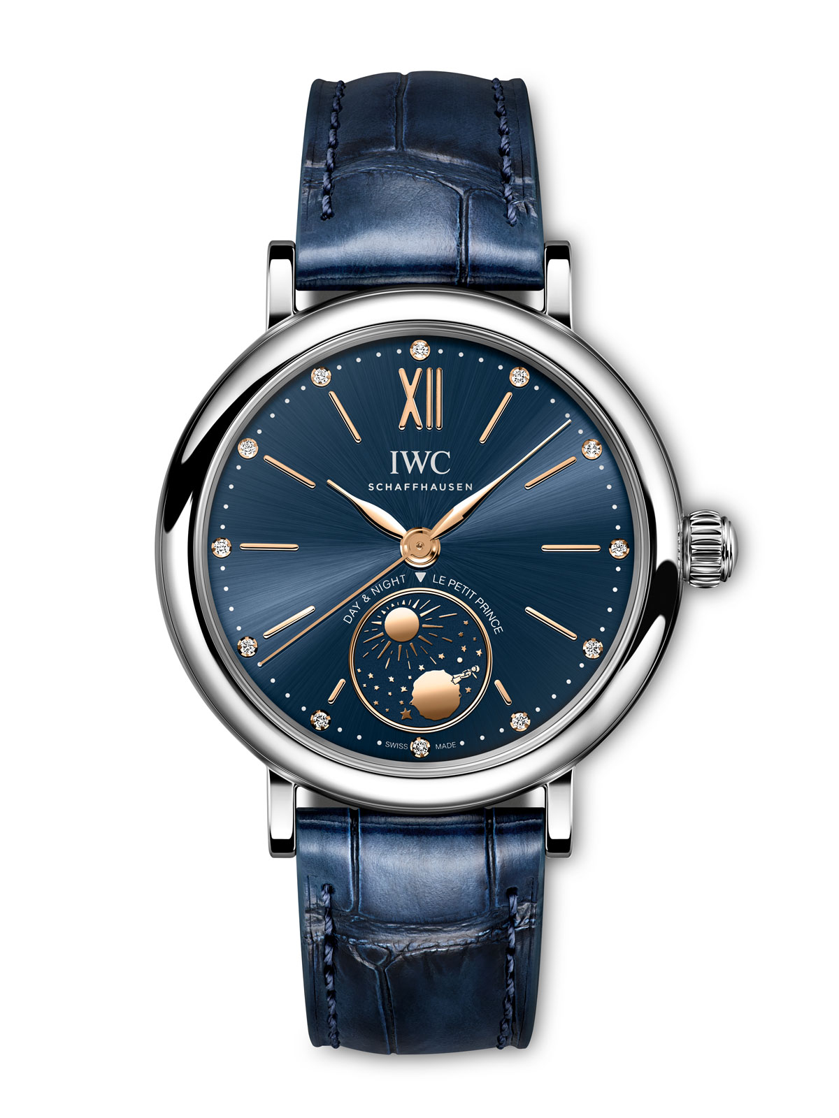IWCシャフハウゼン「ポートフィノ・オートマティック・デイ＆ナイト 34 “プティ・プランス”」。
