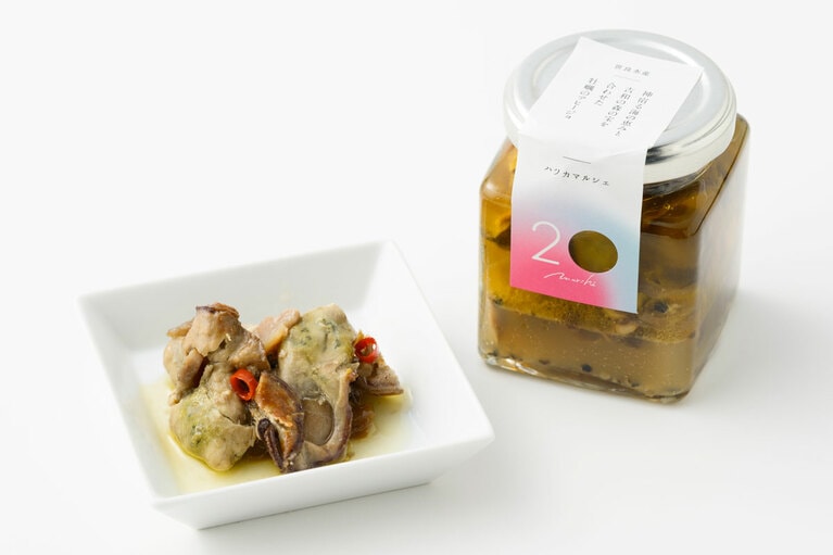 【広島県】神宿る海の恵みと吉和の森の宝を合わせた牡蠣のアヒージョ 120g 1,520円／世良水産