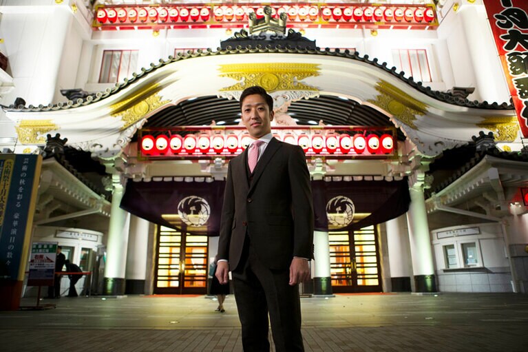 歌舞伎座デビューはすぐそこ！ 梅枝さんの美しい女形を堪能しましょう。Photo：Tadashi Shirasawa