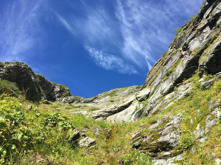 平野さんの忘れられない景色：南アルプスの北岳バットレス