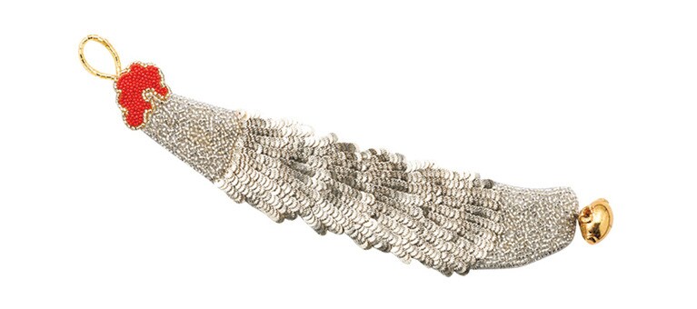 「ニワトリブレスレット」31,900円～（材料などによって変動あり）／sisino