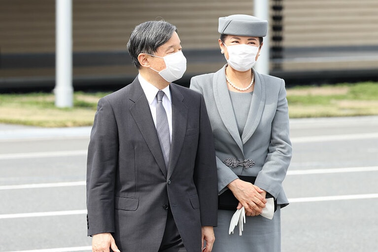 エリザベス女王の国葬に出席された天皇皇后両陛下 ©JMPA