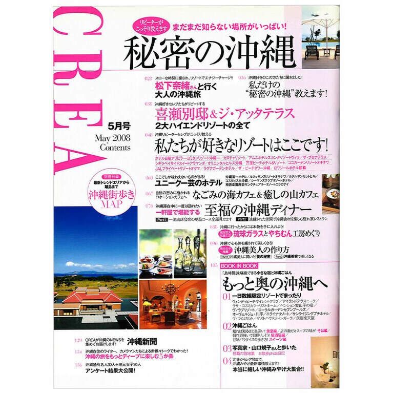 2008年5月号目次。