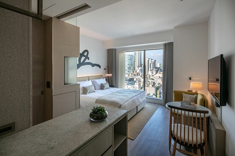 プランで利用する客室は、「Studio」（写真）、または「Corner Studio」のいずれか。1泊2日のショートプランもあり。